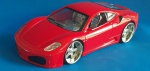 Carrinho Ferrari plástico duro 16 cms