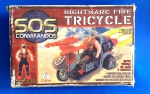 Brinquedo antigo anos 80 na caixa Tricycle SOS Comandos Gulliver, conforme fotos