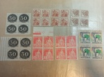 BRASIL - lote de quadras de selos brasileiros