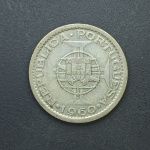 MOÇAMBIQUE - PRATA 5 escudos 1960