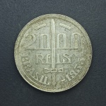 2000 réis Prata Caxias 1935 - sem circulação