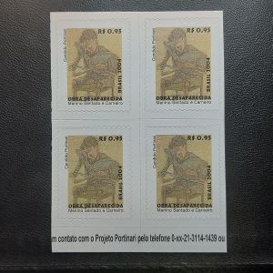 Candido Portinari - Obras Desaparecidas - 831 - Menino sentado  e carneiro - Quadra sem carimbo