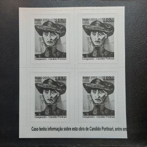 Candido Portinari - Obras Desaparecidas - 828 - Cangaceiro - Quadra sem carimbo