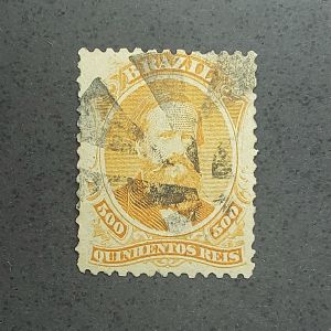 D. Pedro II - 500 réis - usado - Nº29 - catálago marca R$250,00