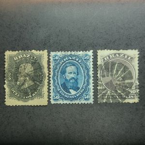 D. Pedro II - 3 selos do Império