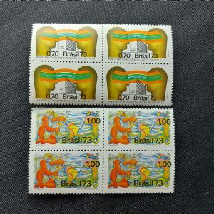 Inauguração do Predio do Ministerio das Comunicaçoes e do Cabo Submarino Brasil/Canárias - `BRACAN-I` - CO778/779 - Serie em quadras