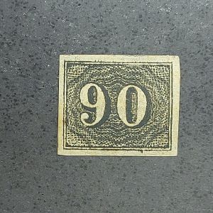 Vertical - Nº15 - 90 réis - Novo - catálago marca R$1.200,00
