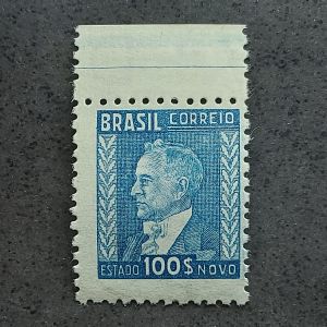 Selo - Regular - 1942/6 - Getulio - 399C - Filigrana Casa +   catálago marca R$150,00
