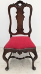 Cadeira no estilo D. José I. Brasil, Séc. XVIII/XIX. 109 x 52 x 45 cm.