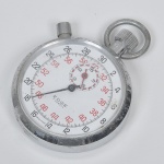 EDGE - Relógio suíço de bolso de manufatura EDGE 7 jewels, funcionando.  Medida: 5 cm de diâmetro; 7 cm no total.