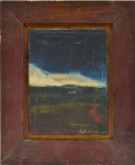 CARLOS A MENDONÇA - 1967 - OST - ASSINADO E DATADO NO VERSO - ACID; ME: 36 cm x 30 cm;MI:24 cm x 18 cm