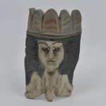 Máscara em madeira de parede decorativa procurar origem