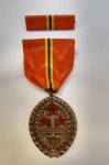 Medalha Sangue do Brasil. Criado pelo decreto-lei 7709 de 5 de julho de 1945 para condecorar brasileiros feridos em ação na Italia na Segunda Guerra Mundial.