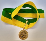 Medalha Associação dos ex-combatentes do Brasil - Liberdade e democracia. Jubileu de ouro da vitória. 1945-1995. Seção do Rio de Janeiro.