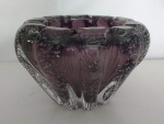 Pequeno e meigo centro de mesa de vidro murano na cor uva -  Diâmetro: 16 cm e Altura: 12 cm