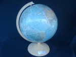 Antigo Globo de plástico Mapa Mundi em perfeito estado. Altura: 45cm.