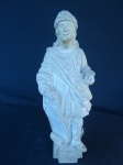 Linda Escultura em Pedra Sabão representando Jeremias. Altura: 30 cm.