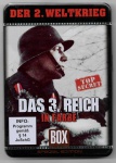 Colecionismo/WWII - DVD com material histórico da Segunda Guerra Mundial. DVD original em seu box metálico, em excelente estado de conservação, mas não testado, por isso vendido no estado. Tema O Terceiro Reich alemão. DVD de manufatura alemã e, aparentemente, no idioma alemão.