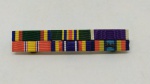 Militaria - Barrete de Medalhas Americanas, com o Ribbon da Medalha Purple Heart - 05