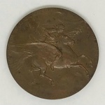 Antiga Medalha italiana - Esposizione Internazionale delle industrie e del lavoro - Torino 1911<br>Gustavo Pareira - Rio Grande do Sul<br>Mede 6cm de diâmetro