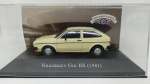 Volkswagen Gol BX 1981. Carros Inesquecíveis do Brasil. Carrinho miniatura diecast escala 1/43. Na caixa e base originais  