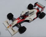 Miniatura Onyx  Mc Laren Honda F1 90  G. Berger  # 28   escala 1:43 - Fabricada em Portugal -  item de coleção manuseado  sem embalagem