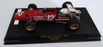 Miniatura Ixo -  Ferrari 312 F1-69  1969  Pedro Rodriguez # 12 -  Team Nart - escala 1:43 - item de coleção na base original sem a tampa acrílica - bem conservada