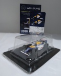 Miniatura Aoshima Canon Williams FW15C Mônaco GP - # 0 -  escala 1:64 - - item de coleção na embalagem original (blister e caixa). Caixa com alguns sinais. Blister e miniatura íntegros