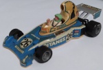 Miniatura Super Champion Ligier JS5  J. Laffite - #26  escala 1:43   Fabricada na França - item de coleção sem embalagem  manuseado  no estado