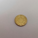 35. Reprodução banhada a Ouro de moeda da Boêmia (atual Alemanha), John, o Rei Cego, cunhada originalmente entre 1310-1346. Mede 23mm. Esta peça se trata de uma réplica