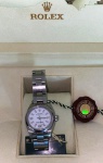 Relógio Rolex feminino - modelo OYSTER PERPETUAL - com certificado e caixa original