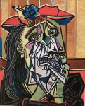 Pablo Picasso. Reprodução de grande obra do artista. Giclê sobre tela. Medidas: 46 x 37 cm e total  61 x 43 cm.