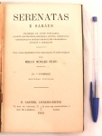 Livro `Serenatas e Saráus` por Mello Moraes Filho, Rio de Janeiro, Editora Garnier, 1902.