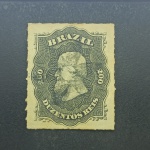 BRASIL - Selo do Império do Brasil de Duzentos Réis