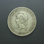 Moeda de 1000 Réis 1911 Prata .900 em Excelente Estado de Conservação