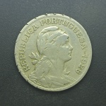 PORTUGAL - Moeda 1 Escudo 1928