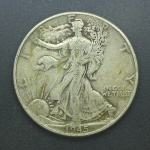 EUA - Moeda de Prata Half Dollar 1945