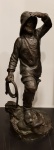 HELO, Camponeiro - Escultura em bronze - 65 cm de altura - Peça Assinada