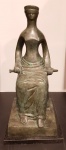 ALFREDO CESCHIATTI, Escultura em bronze - 52 x 22 x 22 cm de altura  e 54 cm de altura com a base - Peça assinada e com selo de fundição Zani