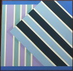 MAURICIO NOGUEIRA LIMA, Guardanapo - Acrílica sobre tela - 70x70 cm - Assinado no VERSO 1984 SP