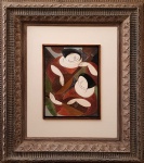 ANTONIO GOMIDE, Figuras em serenata - Óleo sobre placa - 30x22 cm - ACID