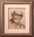 R. AMOEDO, Figura - Crayon - 32x23 cm - ACID