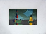 VALTER LEVY, Surrealismo - Óleo sobre tela - 18 x 30 cm - ACID