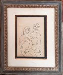 ISMAEL NERY, Mulheres Nuas - Desenho sobre cartão -  30x22 cm - ACID