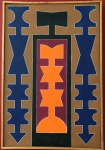 Rubem Valentim - Emblema 87 - A.S.T - 40x27 cm - a.n.v. - 1987