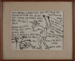 JOSE ANTONIO DA SILVA, SAMOS COMPRICADO, Desenho sobre nanquim - 27x38 cm - ACSD 1981 ( Com selo da Galeria Tema Contemporânea e GRIFFO )