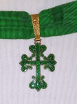 MILITARIA - "Ordem Militar de Avis" Grau Cavaleiro, prata e esmalte, aprovado por decreto do Presidente da República de Portugal. Peso total aproximado 20g.