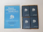 LIVRO (4) - Caixa com 4 livros da edição "Fairy Tales" de Hans Christian Andersen, com reproduções das ilustrações do artista expostas no Hans Andersen Museum. Livros em inglês.