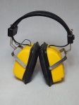 Headphone radio AM/FM, manufatura Monita modelo HP9000 AF. Funcionando, porém usado e sem garantias.
