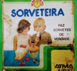 Brinquedos Antigos - Sorveteira com 5 forminhas para sorvete, como antigamente, ver fotos.